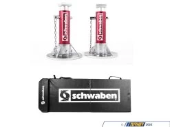 Aluminum 3-Ton Jack Stands - Set Of 2 With Mechanic's Folding Ground Pad