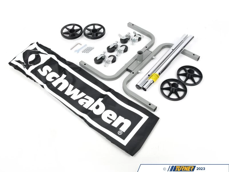 Wheel Storage Rack With Casters With Tire Stack Cover - Image 7