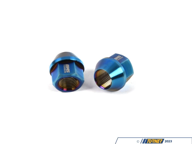 BMS Elite Titanium Lug Nuts - M14x1.25 - Cone Seat - Set Of 20 - Image 3