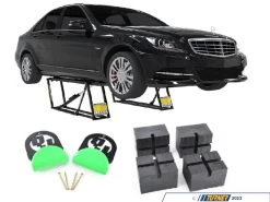 5,000 Lb. Capacity QuickJack Lift PACKAGE / 110 Volt (60Hz) - With Wall Hanger Set & Pinch Weld Protector Blocks