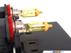 H8 Pure Yellow Bulb - Pair