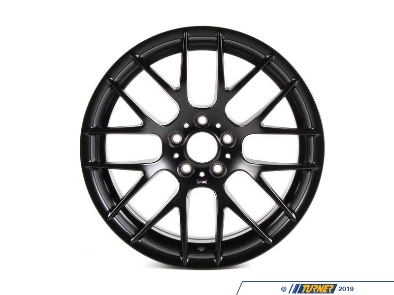 Genuine BMW E9X M3 GTS Wheel - Black - Front - 19x9"