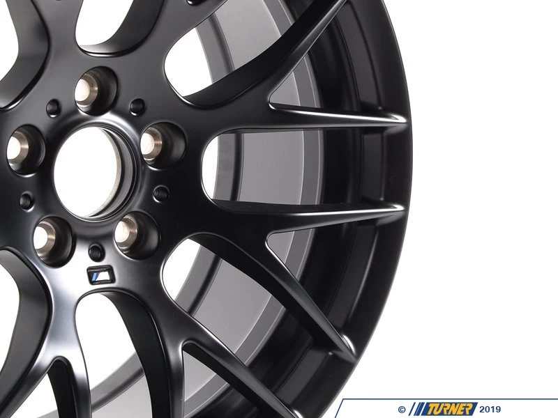 Genuine BMW E9X M3 GTS Wheel - Black - Front - 19x9" - Image 4