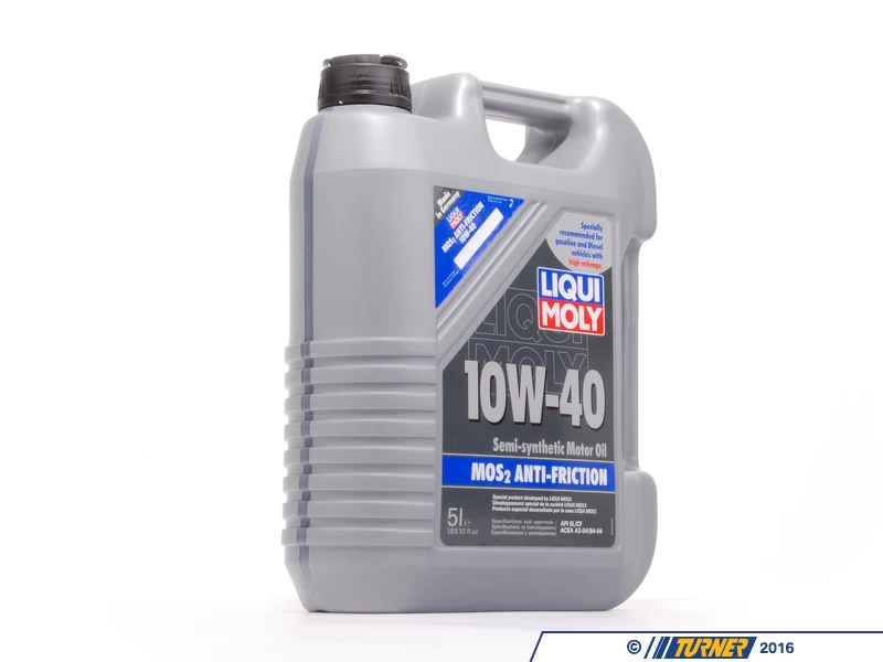 Liqui Moly Liqui-Moly M0S2 Anti Friction 10w40 Engine Oil - 5 Liters