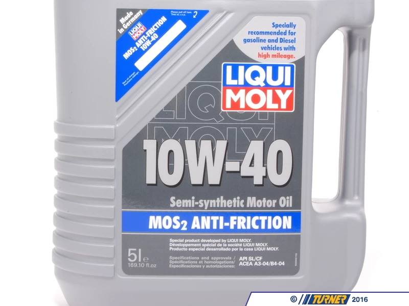 Liqui Moly Liqui-Moly M0S2 Anti Friction 10w40 Engine Oil - 5 Liters - Image 3