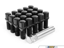 MRR Design Black Tuner Wheel Bolt Set - 14x1.25x28mm - BMW & MINI
