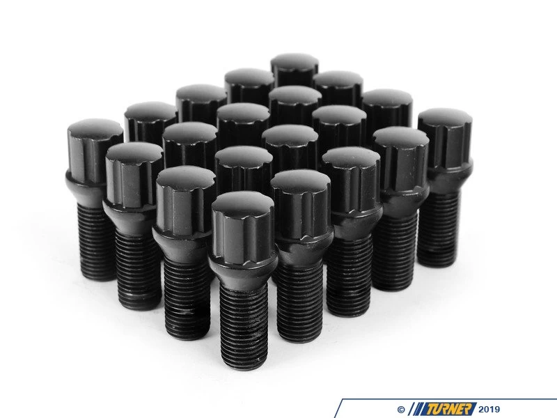 MMR Tuner Wheel Bolt Set - Black - Image 2