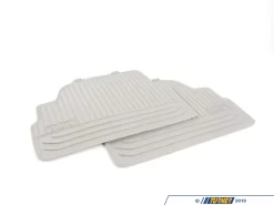 Genuine BMW All Weather Rubber Floor Mats - Beige - E88