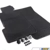 Genuine BMW All Weather Rubber Floor Mat Set - Black - E46 323i 323Ci 325i 325Ci 328i 328Ci 330i 330Ci M3