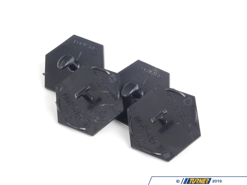 Genuine BMW All Weather Rubber Floor Mat Set - Black - E46 323i 323Ci 325i 325Ci 328i 328Ci 330i 330Ci M3 - Image 2