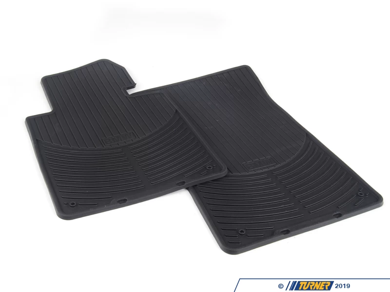 Genuine BMW All Weather Rubber Floor Mat Set - Black - E46 323i 323Ci 325i 325Ci 328i 328Ci 330i 330Ci M3 - Image 8