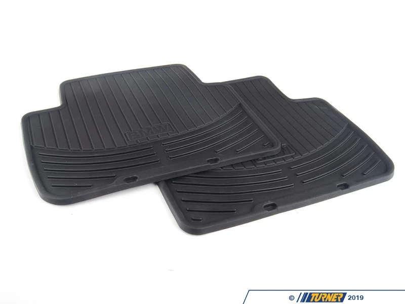 Genuine BMW All Weather Rubber Floor Mat Set - Black - E46 323i 323Ci 325i 325Ci 328i 328Ci 330i 330Ci M3 - Image 11