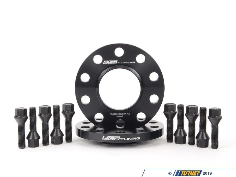 ECS Tuning Wheel Spacer/Hub Adapter & Bolt Kit - 13mm - 74.1mm To 72.6mm CB