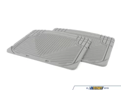 Weathertech Rear All-Weather Floor Mats - Grey - E32 E38 E65 E66