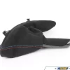 Genuine BMW Carbon Fiber Parking Brake Handle - Alcantara W/ Tri-color Stitching - F80 M3, F82 M4