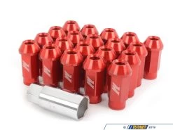 Mishimoto Aluminum Locking Lug Nuts - M12x1.5 - Red