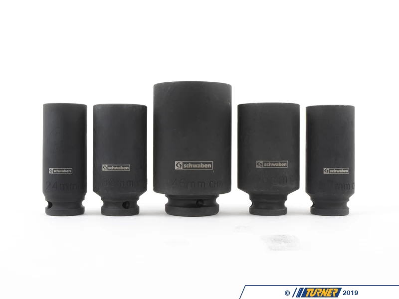 Schwaben Deep Well Impact Socket Set - Image 2