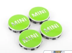 Genuine MINI Wheel Center Cap For Mini Apple Green - 36132354150