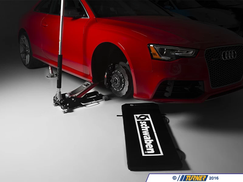 Aluminum 3-Ton Jack Stands - Set Of 2 With Mechanic's Folding Ground Pad - Image 8