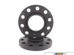 H&R DR Series Hubcentric Wheel Spacers, Black Pair - 15mm