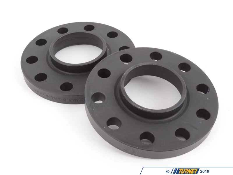 H&R DR Series Hubcentric Wheel Spacers, Black Pair - 15mm - Image 2