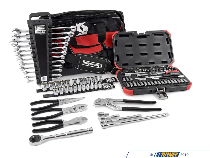 Schwaben 90 Piece Zippered Tool Bag Kit