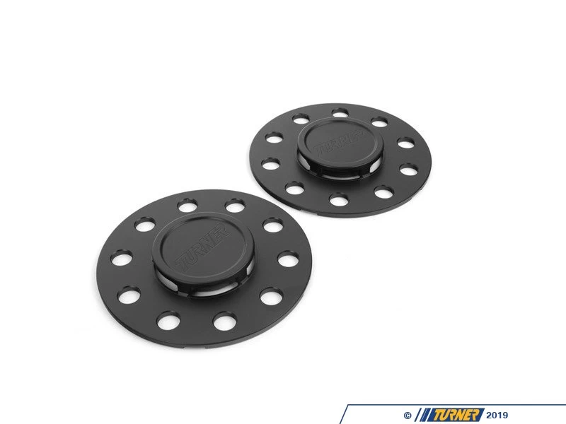 Turner Black BMW 5mm Wheel Spacers With Integrated Hub Extender - F80 M3 F82 M4