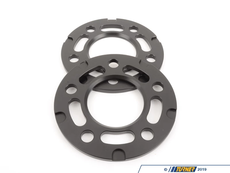 F80 7.5mm Big Pad Wheel Spacers & Bolts - Black (Pair) - Image 2