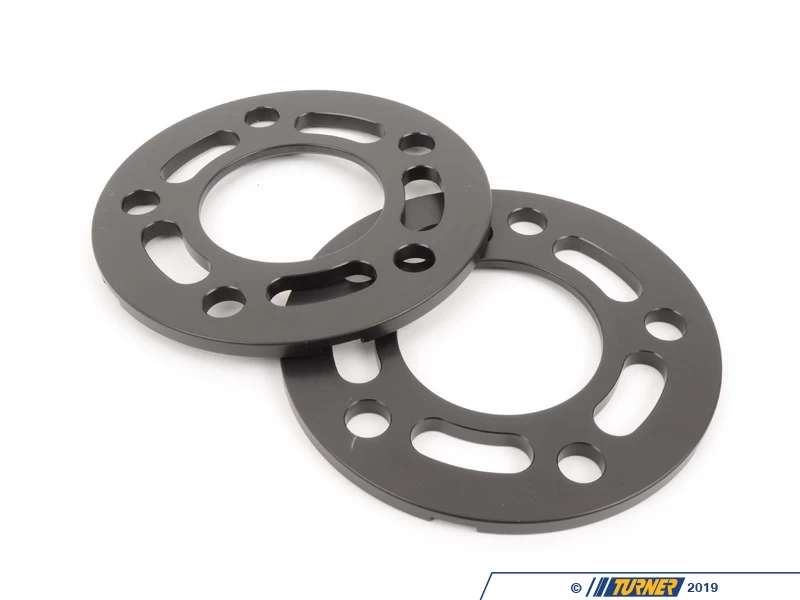 F80 7.5mm Big Pad Wheel Spacers & Bolts - Black (Pair) - Image 3