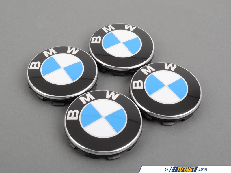 Set Of 4 BMW Hub Caps - E36 E46 E9X E39 E60 + More - Image 3