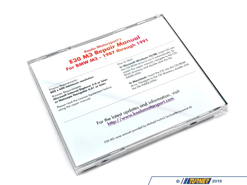 E30 M3 CD-ROM Repair Manual - Image 3