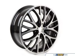Genuine MINI 506 MINI JCW BBK Cross Spoke Wheel 18" (5x112) - Black Gloss Turned - F56 F55 F56