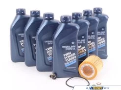 Genuine BMW Oil Change Kit W/ ECS Magnetic Oil Drain Plug - F8X S55 3.0L