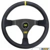 OMP WRC Racing Steering Wheel - Mid-depth 350mm Dished | Black Leather