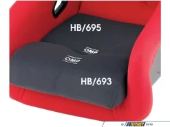 OMP Racing Seat Leg Cushion | Black