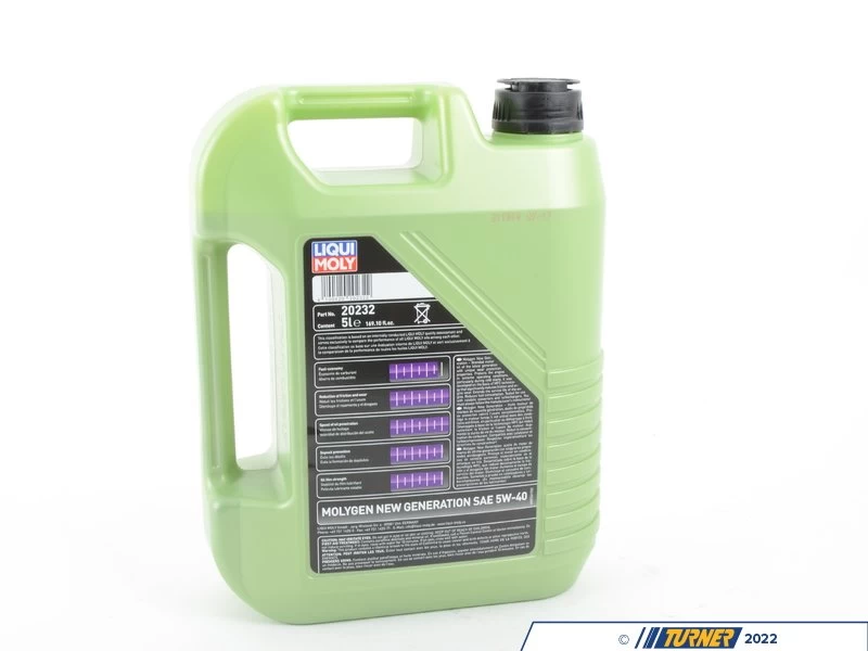 Liqui Moly Molygen New Generation Engine Oil (5w-40) - 5 Liter - Image 3