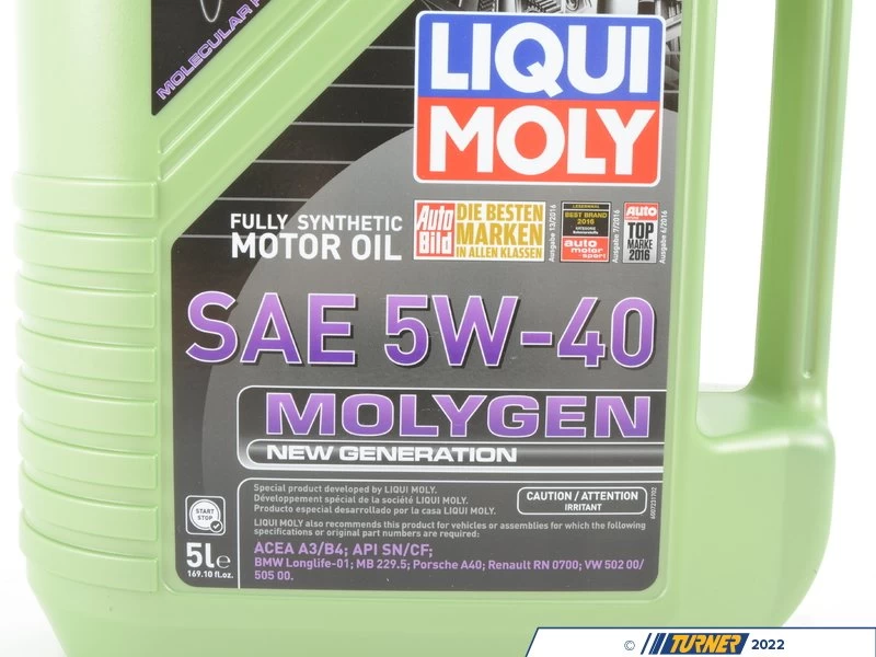 Liqui Moly Molygen New Generation Engine Oil (5w-40) - 5 Liter - Image 2